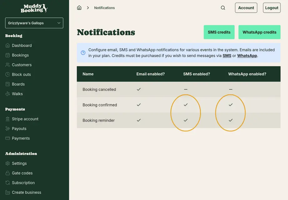 WordPress page editor