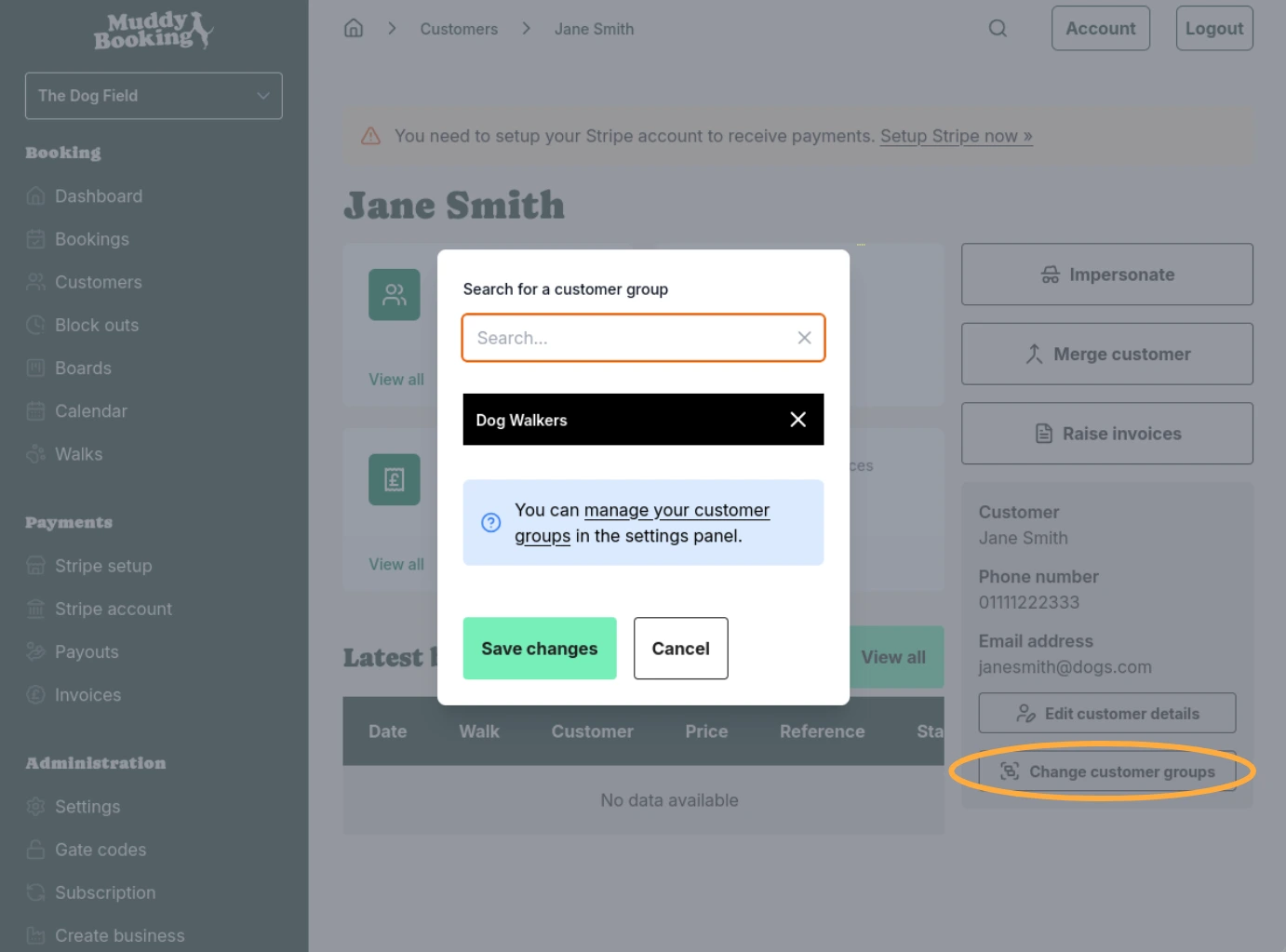 Squarespace page editor